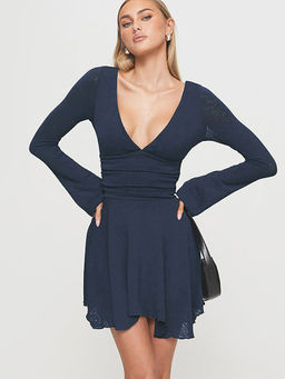 Miakee - Cosmic Elegance V Neck Dress