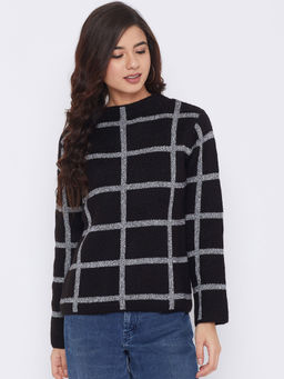 Madame - Black Color Sweater For Womens