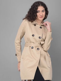 CRIMSOUNE CLUB - Womens Beige Trench Coat (Set of 2)