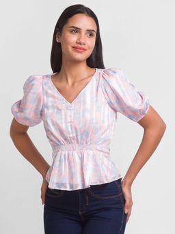 Globus - Peach Printed Top