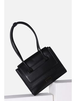 Van Heusen - Black Solid Casual Handbag