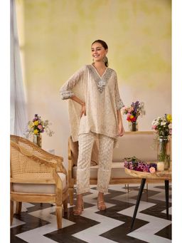 Pratapsons - Cream Chic Co-Ord Set