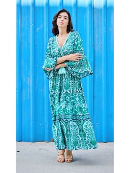 CINCIN Fashion - Emerald Breeze Maxi Dress