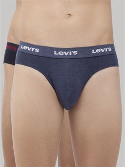 Levi's - Men Cotton 100 Ca Solid Neo Brief Snug Fit (pack Of 2) Multi-Color