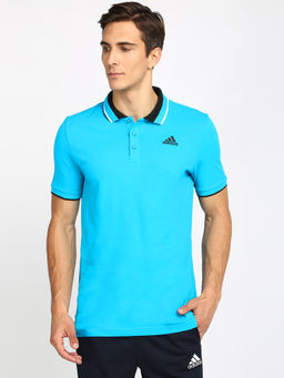 adidas - Ess Core Polo Blue Training Polo T-shirt