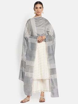 Fabindia - Modal Blend Striped Dupatta