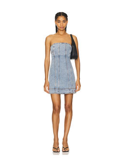 Aje - Corie Denim Mini Dress
