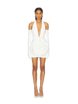 Bronx and Banco - Camellia Blanc Rose Mini Dress