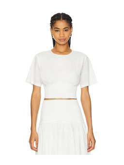 SIMKHAI - Adair Crewneck Crop Top