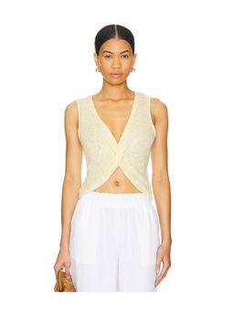LA Made - Caspian Twist Front Mesh Top