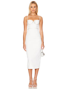 self-portrait - Bonded Midi Dress