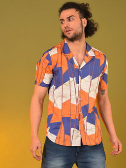 Campus Sutra - Men Colorblocked Stylish Casual Shirts