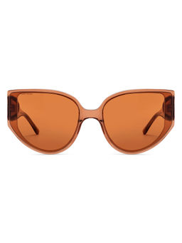 John Jacobs - by Lenskart Women UV Protected Brown Lens Brown Frame Sunglasses