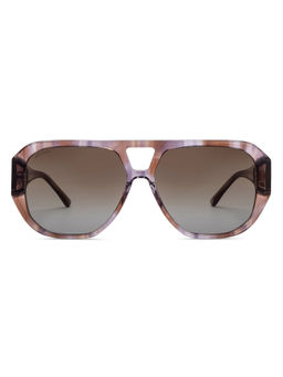 John Jacobs - by Lenskart Women UV Protected Brown Lens Brown Frame Sunglasses