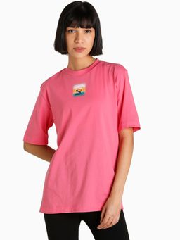 Puma - Brand Love Relaxed Women Pink T-shirt