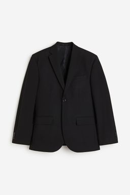 H&M - Men Black Slim Fit Jacket