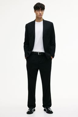 H&M - Men Black Slim Fit Jacket