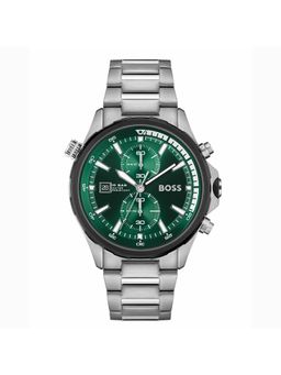 Boss - Globetrotter Chronograph Green Round Dial MensWatch - 1513930