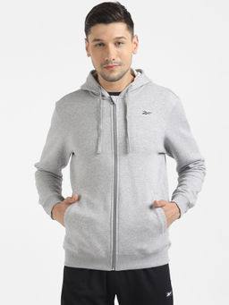 Reebok - Rbk Fnd Hoody Grey Training Sweatshirt