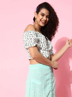 STREET 9 - Off shoulder Crop Top