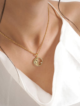 Joker and Witch - Joker & Witch Argus Moon And Star Gold Necklace