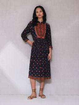 Aarke Ritu Kumar - Black Bandhani Dress