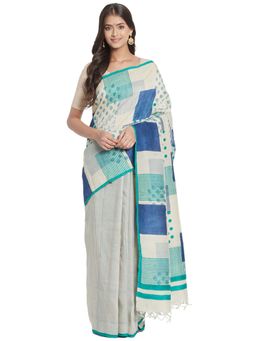 Fabindia - Silk Printed Sari without Blouse