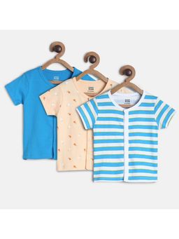 MINI KLUB - Baby Boys Multi Front Open Vest (Set of 3)