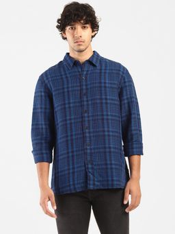 Levi's - Blue Peacoat Checks Shirt