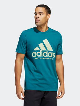 adidas - M Unity G T Teal Sports T-Shirt