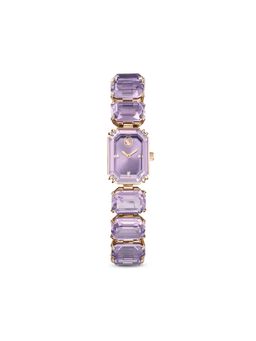 SWAROVSKI - Watch Octagon Cut Bracelet Purple Champagne Gold-Tone Finish - 5722364 (M)