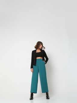VERO MODA - Women Solid Blue Pants