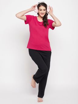 Clovia - Cotton Solid Sleep Top