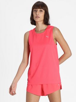Puma - Favourite Women Pink Running Tank Top