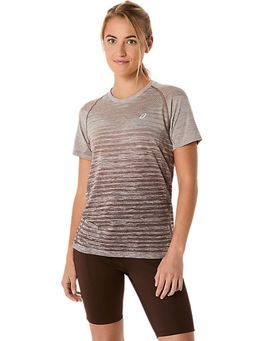 ASICS - Womens Running T-Shirt Brown