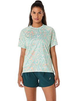 ASICS - Womens Running T-Shirt Green