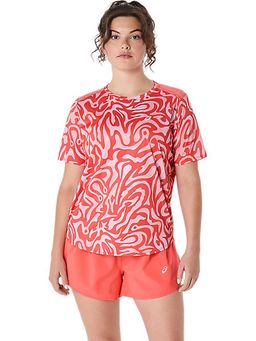 ASICS - Womens Running T-Shirt Orange