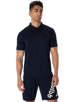 ASICS - Mens Outdoor Polo T-Shirt Blue