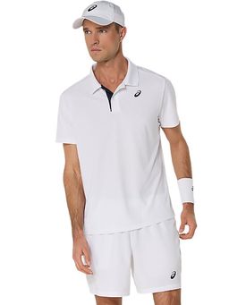 ASICS - Mens Tennis Polo T-Shirt White