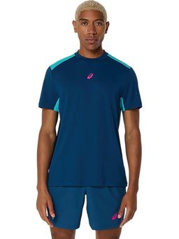 ASICS - Mens Tennis T-Shirt Blue