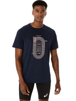 ASICS - Mens Outdoor T-Shirt Navy Blue