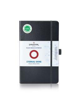 Sheaffer - Eternal Shine 90 GSM Eco-Friendly Hardbound Medium Notebook - Black