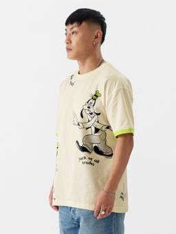 The Souled Store - Official Disney- Goofy The Goof Men Oversized T-Shirt