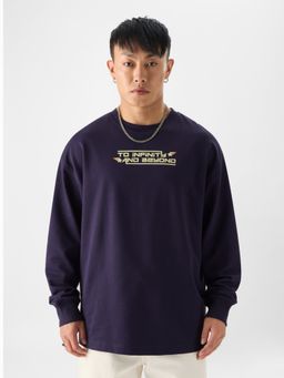 The Souled Store - Disney- Buzz Lightyear Men Oversized Full Sleeve T-Shirt