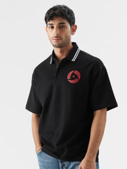 The Souled Store - Official Naruto- Itachi Men Oversized Polo T-Shirt