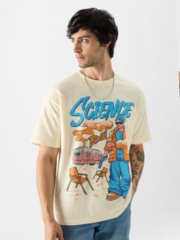 The Souled Store - Official Breaking Bad- Science Men Oversized T-Shirt