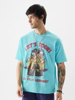The Souled Store - Official Breaking Bad- Let's Cook Men Oversized T-Shirt