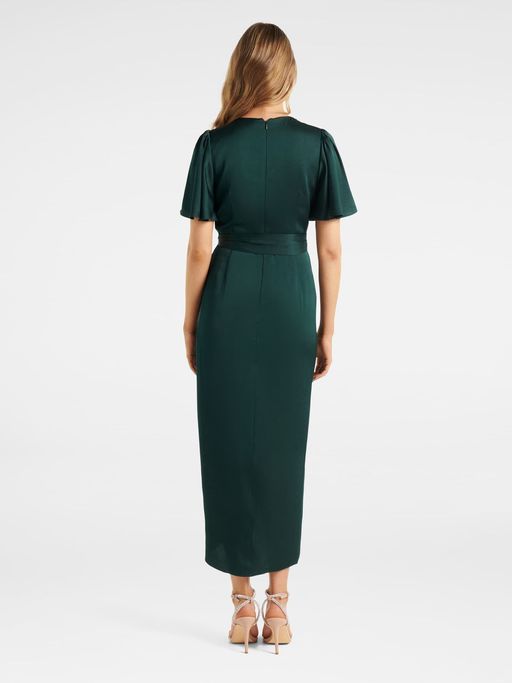 forever new carolina satin midi dress Buy Forever New CAROLINA Satin Midi Wrap Dress In Maroon