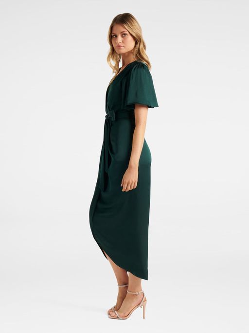 carolina satin midi dress Carolina Herrera Satin midi dress - Women - Crimson Dresses