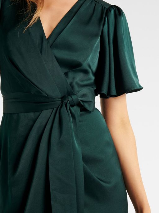 carolina satin midi dress Carolina Herrera Satin midi dress - Women - Crimson Dresses